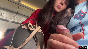 Risky Public Jerking Off On A Plane Full Of People – Public Dick Flashing