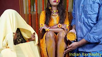 Stepfather And Stepdaughter Haldi Ceremony Scene In Hindi