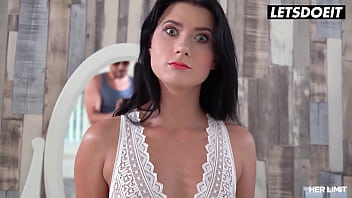 Russian Escort Nicole Black Takes A Massive Cock Deep In Her Tight Ass From A Bald Stud