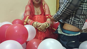 Husband Makes Love To His Gorgeous New Desi Bride On Their Wedding Night In Hindi