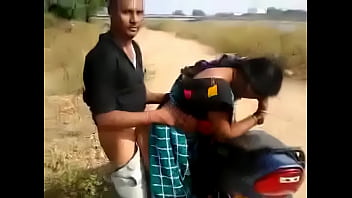 Indian Housewife Performs Oral And Gets Taken From Behind On A Motorcycle