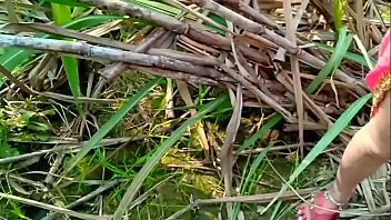 Brother-in-law Takes Desi Bhabhi Behind Bushes In The Jungle For A Secret Affair