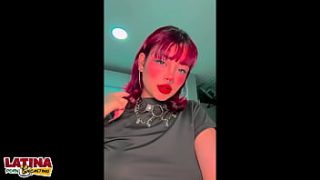 Curvy Latina Emily Sinner Enjoys Her Debut Creampie Experience