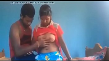 Passionate North Indian Couple In An Intimate Blue Film Scene