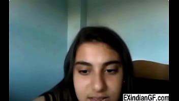 Young Indian Girl Pleasures Herself On Camera