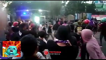 Indonesian League Fans Clash In Baku: Persik Vs Psim (part 1)
