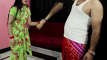 Husband Beats Wife With Broomstick, Then Nephew Takes Advantage – Clear Hindi Audio