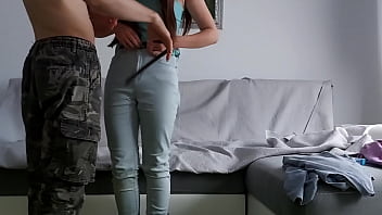 Young Couple Enjoys Intimate Moment On The Sofa