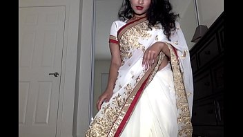 Indian Woman In Traditional Attire Sensually Reveals Herself And Engages Intimately