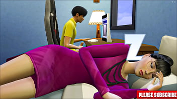 Asian Stepmother Seduced By Japanese Stepson After Catching Him Watching Porn – Taboo Family Affair