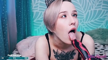 Extreme Ahegao: Solo Play, First-person Bj, Dual Dildo Action