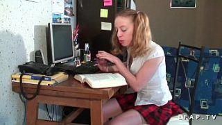 Young Student Enjoys Rough Anal Sex And Facial Finish