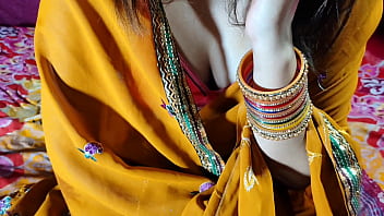Newlywed Indian Sister-in-law’s First Intimate Encounter With Younger Brother-in-law Featuring Hindi Erotic Dialogue