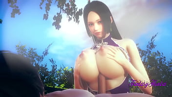 Boa Hancock’s 3d Hentai Adventure: Tit Play And Cowgirl Action In The Garden