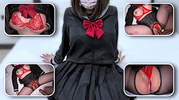 Japanese Schoolgirl Scolded By Teacher, Climaxes Until Her Pussy Gapes Open
