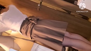 Servizio fotografico privato: modella giapponese con scena di creampie 2