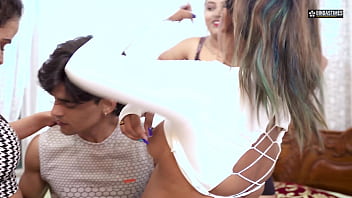 Desi Yoga Instructor Dominated By Wild Women In Outdoor Adventure (hindi Audio)