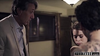 Step-brother Walks In On His Step-sis Getting It On With Their Step-dad