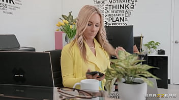 Caught In The Act: Ricky Helps Bunny With Her Risky Office Shoot