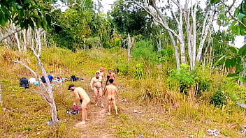 Behind The Scenes Of A Wild Gay Orgy In The Heart Of The Forest