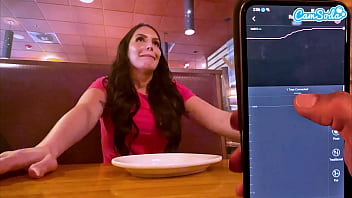 Sneaky Lunch Break Fun: Teasing Myself To A Climax With My Remote Toy In Public