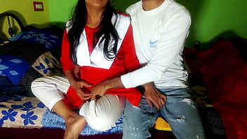 Naughty Schoolgirl Gets Wild In Doggy Style With Her Boyfriend At Home, Moaning In Hot Hindi