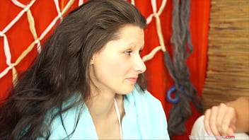 Aroused And Oil-slicked, She Takes What She Craves From Her Masseur’s Skilled Hands.