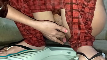 Desi Wife’s Naughty Bathroom Break: Teasing Herself In Secret
