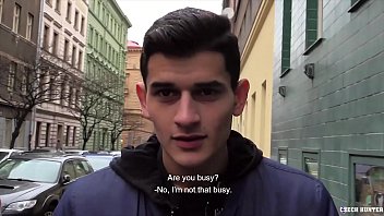 Czech Hunter 525: Amateur Goes Gay For Pay And Unloads
