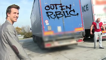 Czech Hunks Getting Wild In The Open
