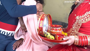 Hot Indian Desi Karwa Chauth Night In Hindi