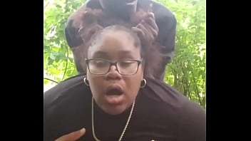 Public Pounding For A Thick Young Ebony With A Big Booty
