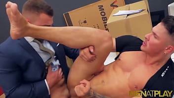 Apolo Fire’s Ass Gets Bred By Suited Hunk Diego Reyes